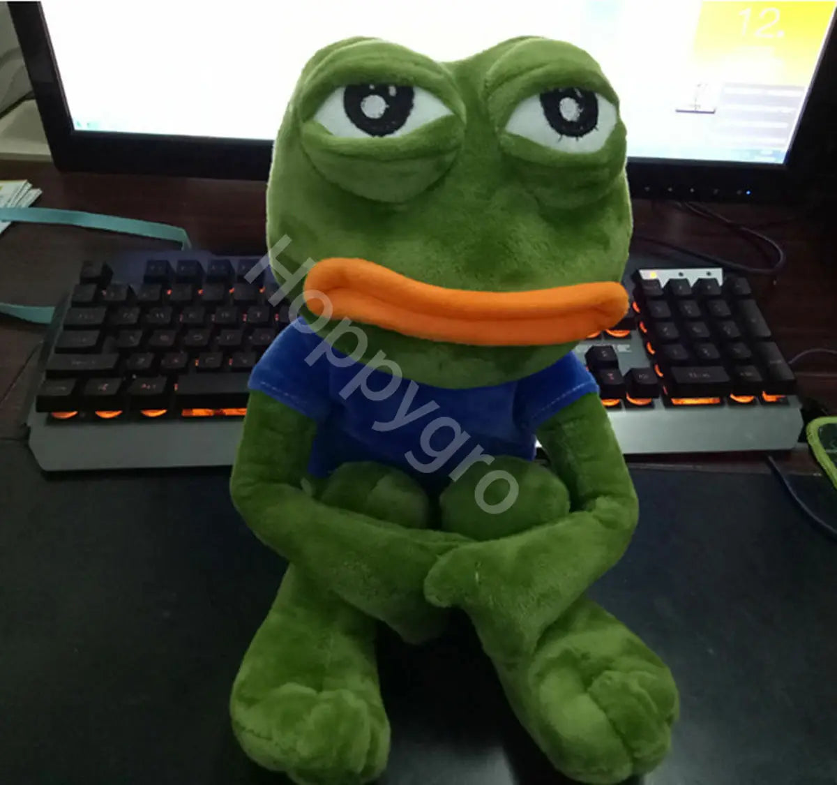 Sad Pepe Plush Toy