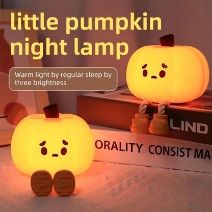 Pumpkin Night Light Plush Toy